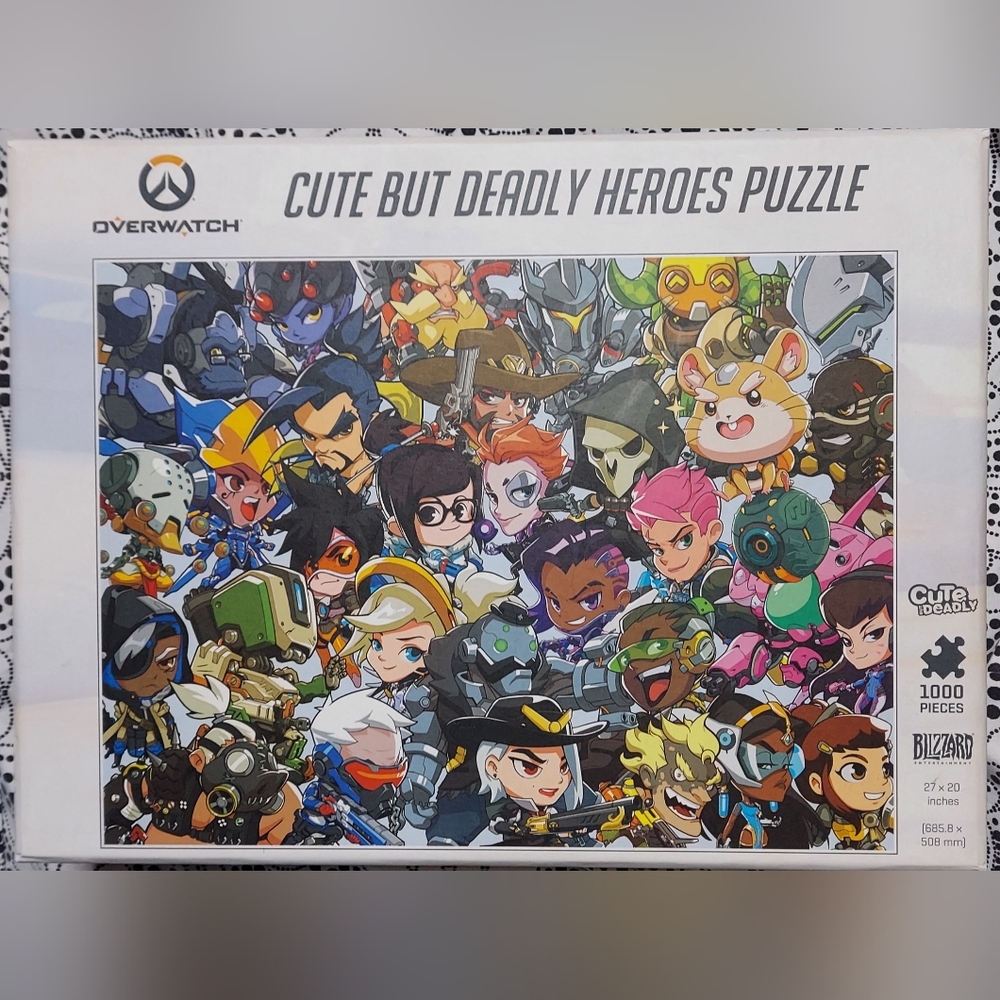 Overwatch "Cute But Deadly Heroes" - 1000 Piece Puzzle